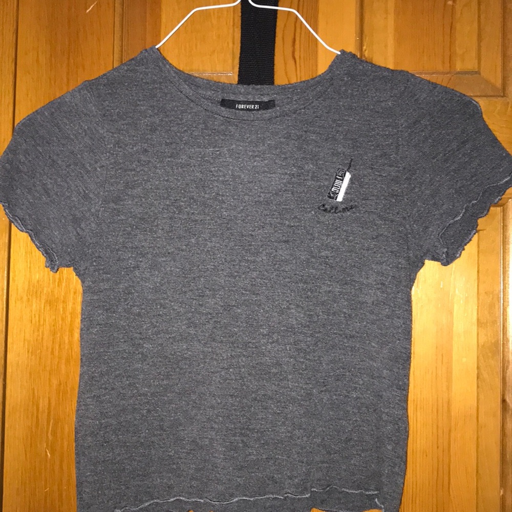 sleeve crop top